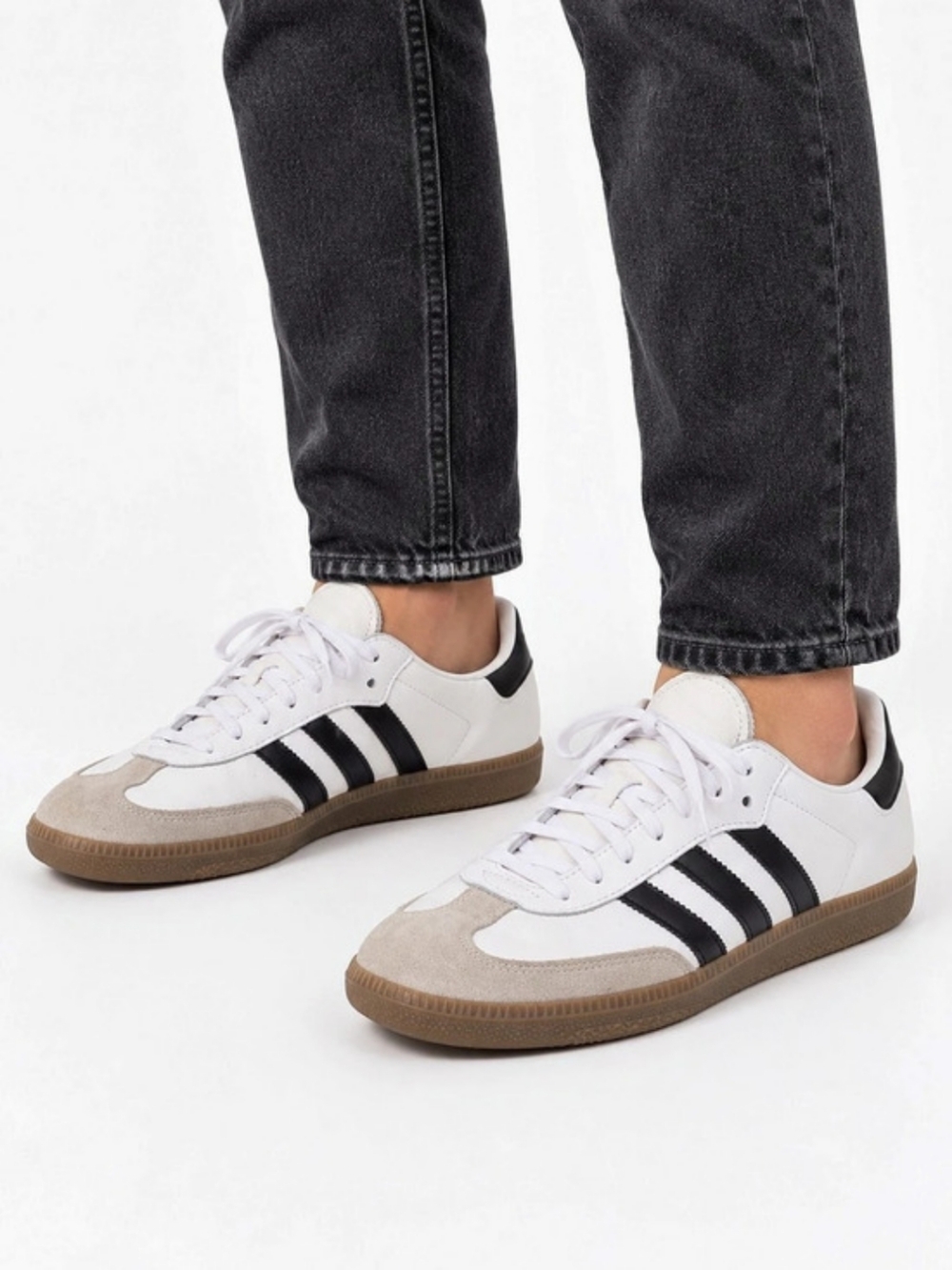 adidas Samba Men's OG Sneakers White & Black US 6